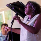 Gail Pettis with Blake Angelos